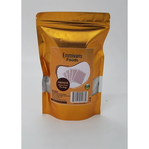 Emmivansfoods Prekese, Aidan Fruit & Tetrapleura Tetraptera Herbal Tea Bags - 24 Ct