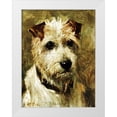 thumbnail image 1 of Emms, John 12x14 White Modern Wood Framed Museum Art Print Titled - Portrait of a Terrier: Darkie, 1 of 4