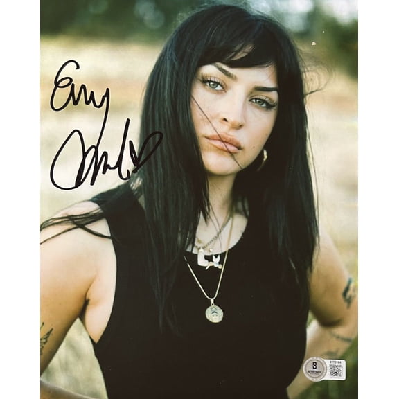 Emmy Meli Signed Autograph 8x10 Beckett 1 R&B Pop Singer