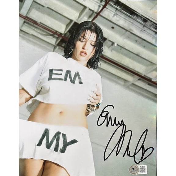 Emmy Meli Signed Autograph 8x10 Beckett 2 R&B Pop Singer