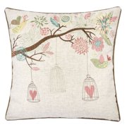 Emmy Multi Color Graphic Polyester 20 in. x 20 in. Throw Pillow