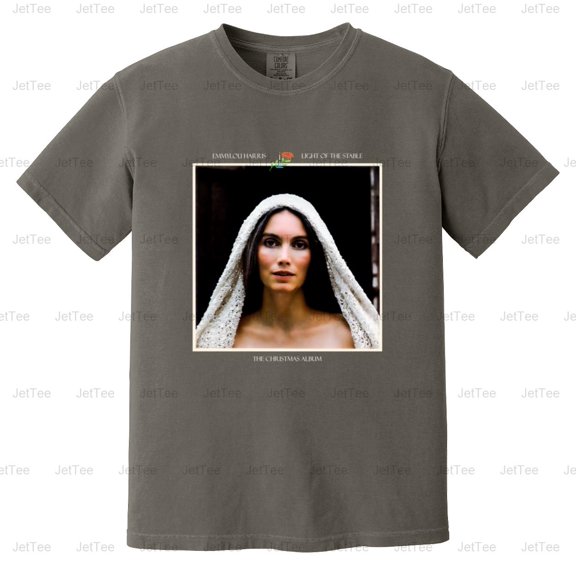 Emmylou Light of the Stable Vintage Retro Country Christmas Comfort Color T-Shirt Unisex, up to 4XL