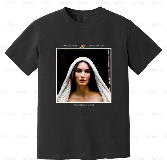 Emmylou Light of the Stable Vintage Retro Country Christmas Comfort Color T-Shirt Unisex, up to 4XL