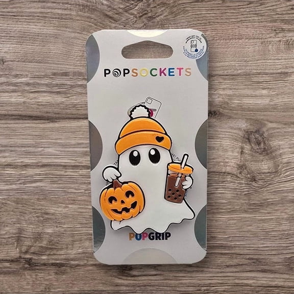 Emo Fall Ghost Phone Grip: 3D Printed or Resin, Personalized Pop Socket