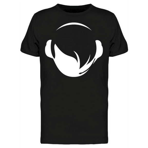 Emo Gamer Headset Silhouette T-Shirt Men -Image by Shutterstock, Male x-Large