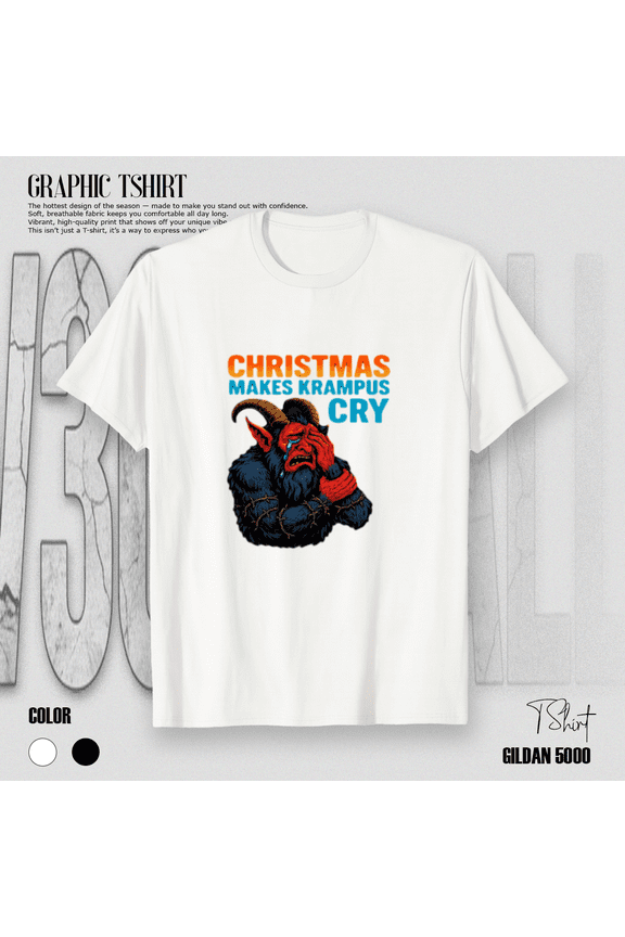 Emo Goth Dark Alternative Christmas Winter Glow Retro Art Unisex T-Shirt, up to size 5XL