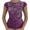 thumbnail image 1 of Emo Grunge Top Short Sleeve Y2k Shirts Vintage Graphic Tee Y2k 2000s Streetwear Goth Top for Women Slim Fit, 1 of 3
