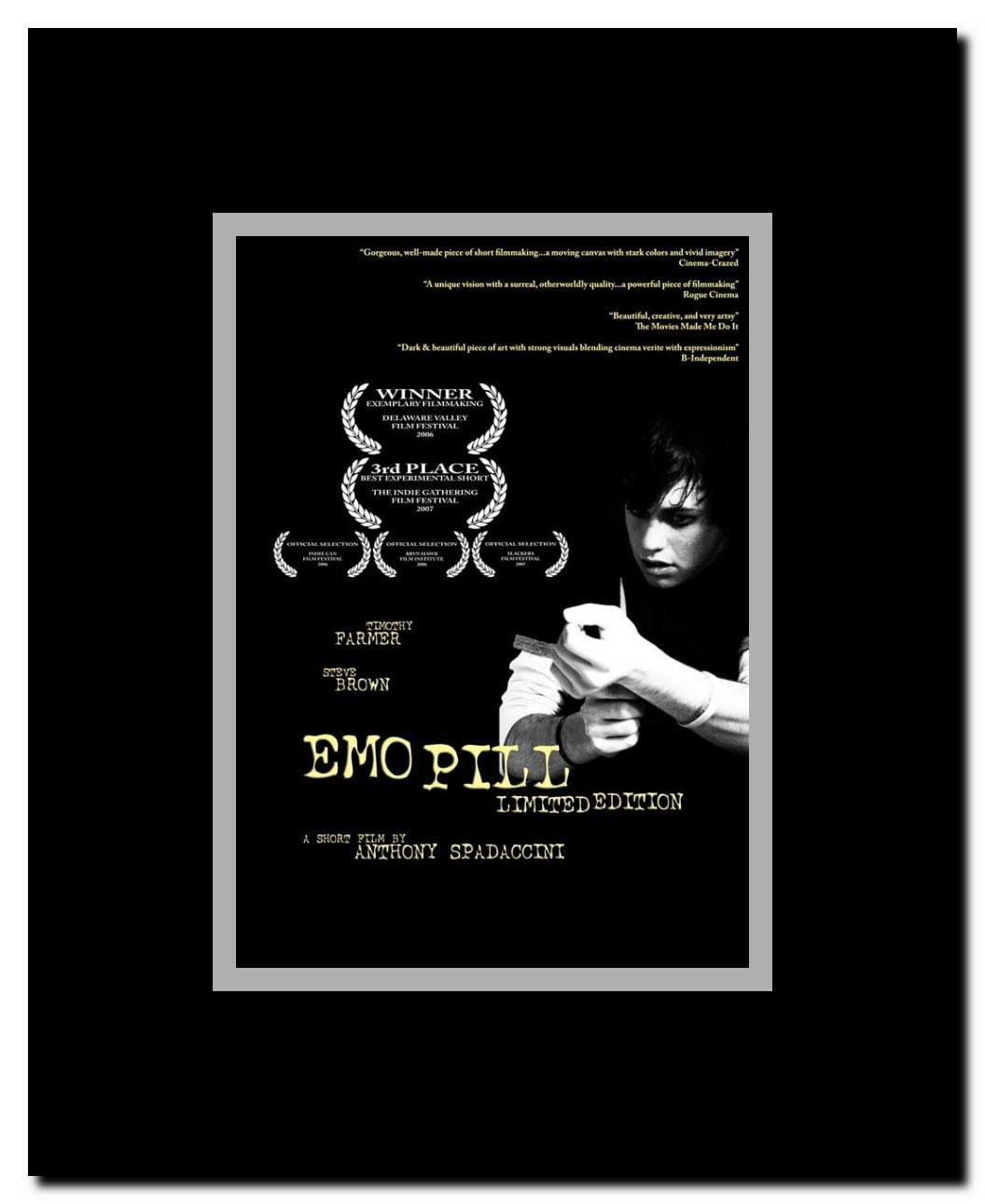 Emo Pill Framed Movie Poster