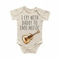 thumbnail image 1 of Emo Punk Rock Band Newborn Baby Bodysuit, 1 of 6