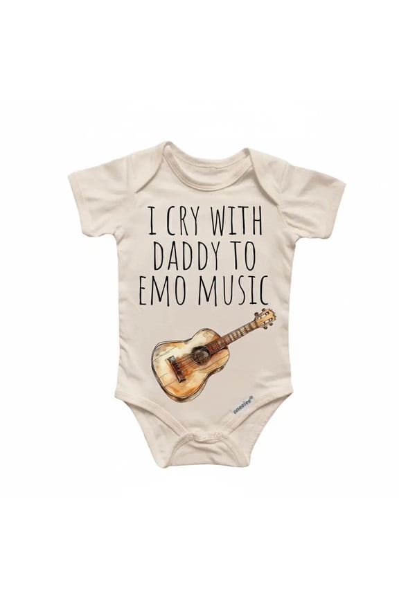 Emo Punk Rock Band Newborn Baby Bodysuit