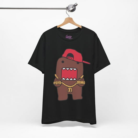 Emo Scene y2k Fashion Tshirt - Unisex Yoyo Swag Domo Kun Hip Hop Tshirt - 2000's Vintage Cartoon Hot Topic
