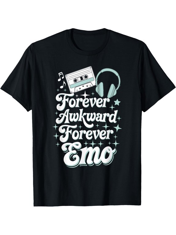 Emo Style Scene Kid Dark Aesthetic Emotional Expression T-Shirt