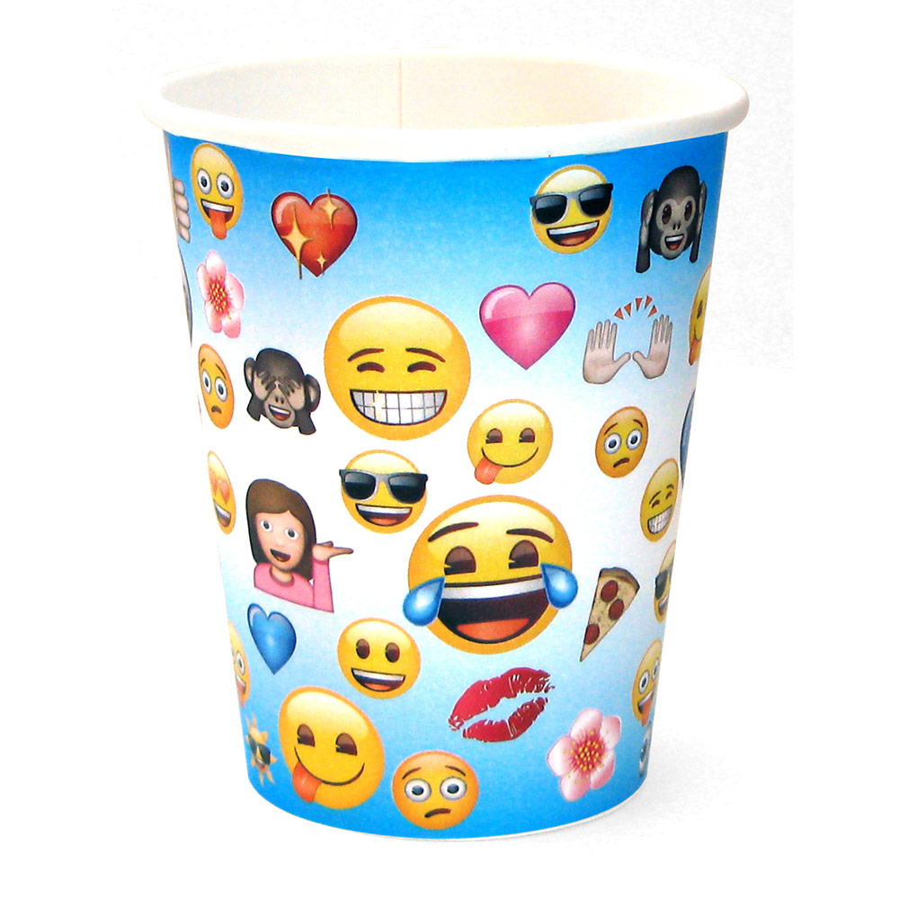 Emoji 9oz Cups (8 Count) - image 1 of 2