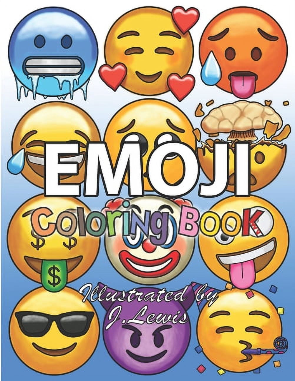 Emoji Coloring Book : Activity Book Featuring Many Fun Emoji Pages For ...