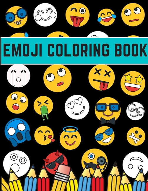 Emoji Coloring Book : Funny Designs Emoji for Kids Girls Boys Teens & Adults (Paperback)