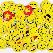 Emoji Colourful Expressions Button Set of 30 4 cm