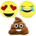 Emoji Expressions 3Piece Emoji Pillow Set