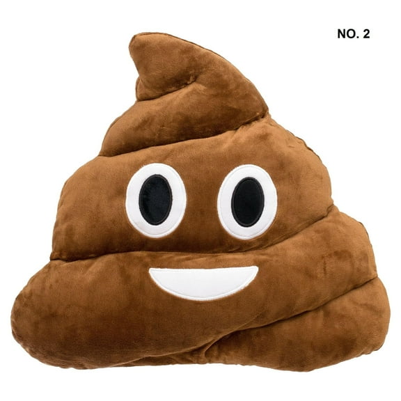Emoji Expressions Emoji Poop Pillow, 1 Each