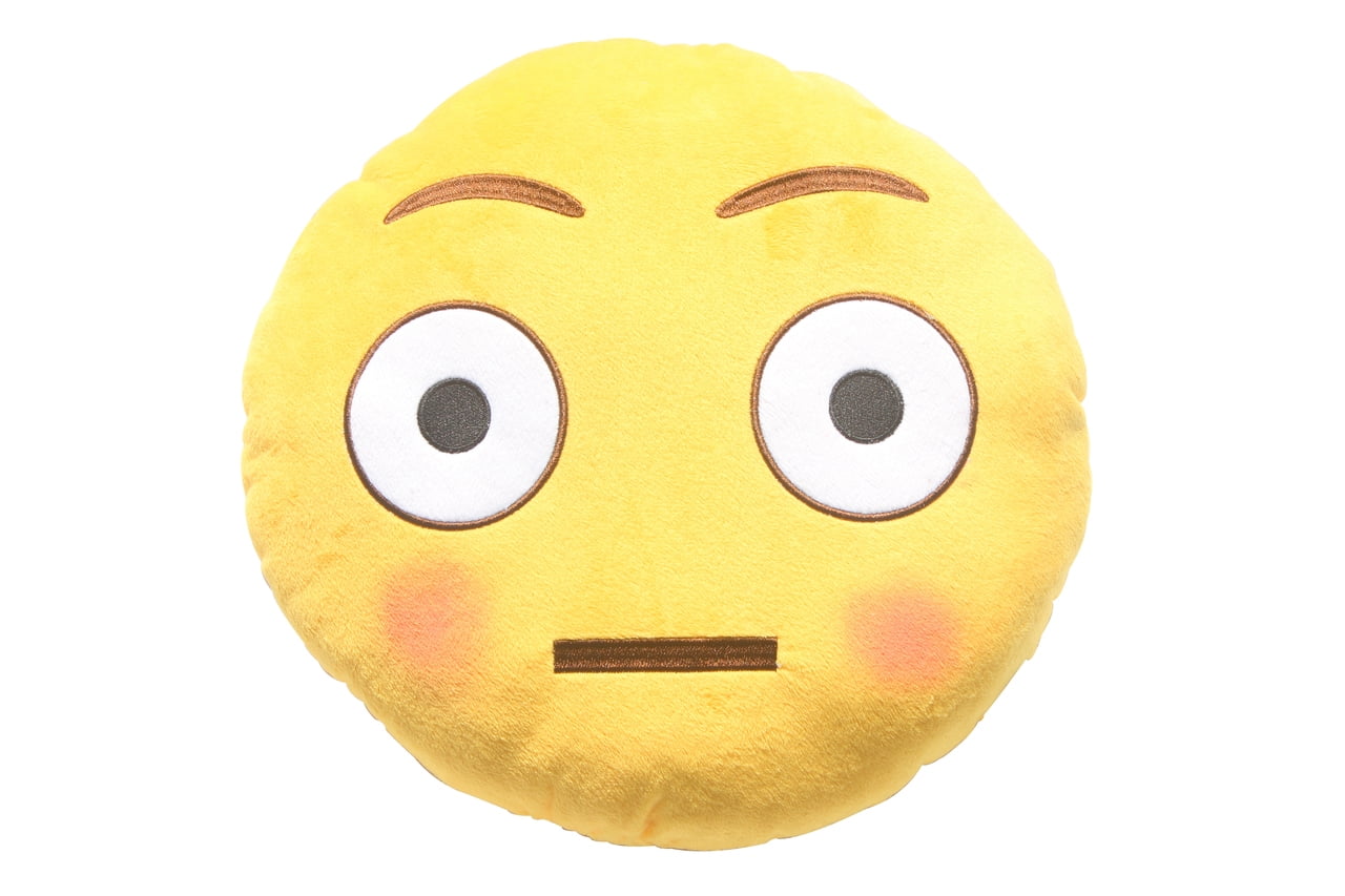 Soft Yellow Emoticon Emoji Round Cushion Pillow Kuwait Ubuy