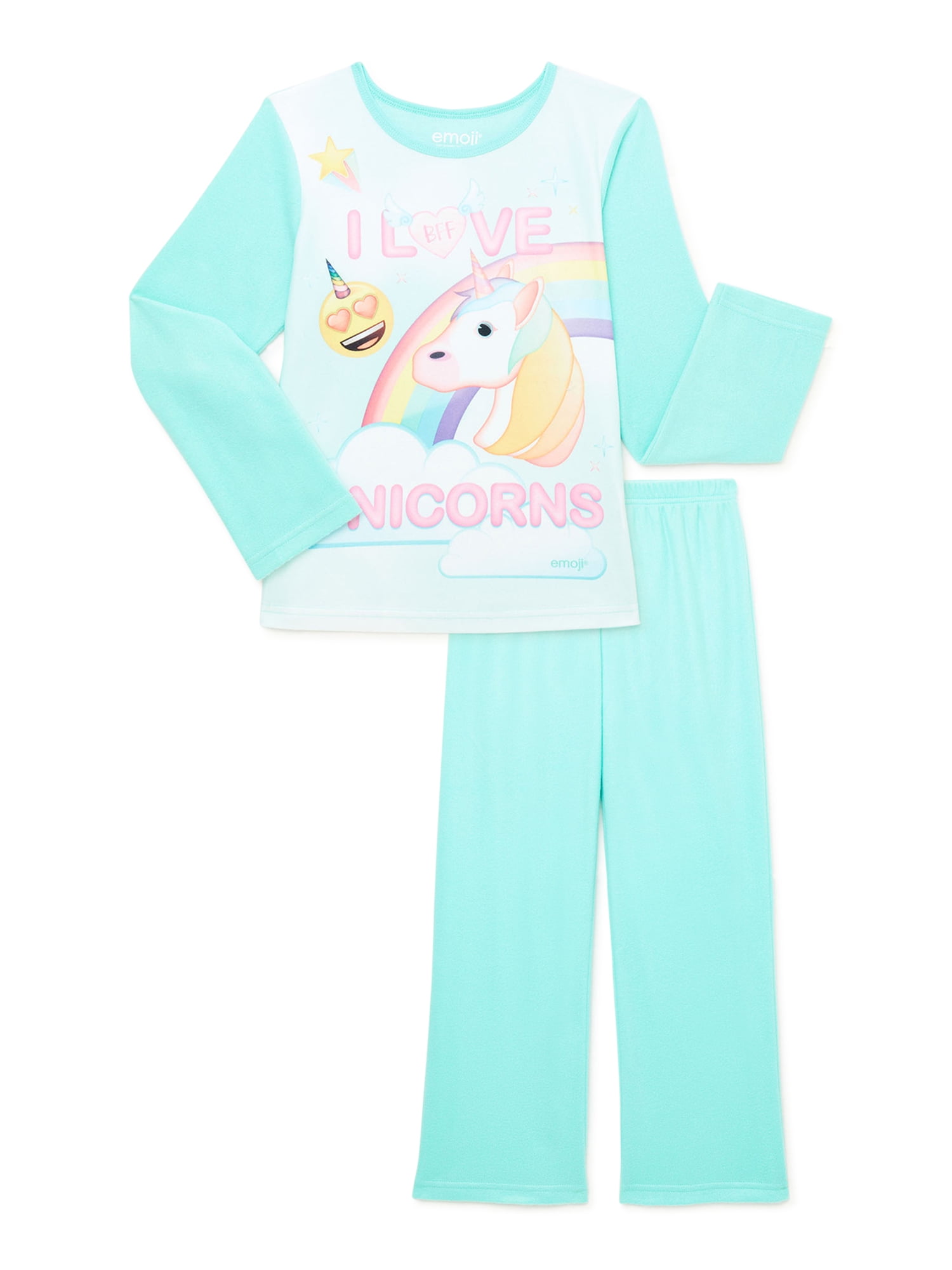 Emoji Girls Pajamas Sleep Set, 2-Piece, Sizes 6-16