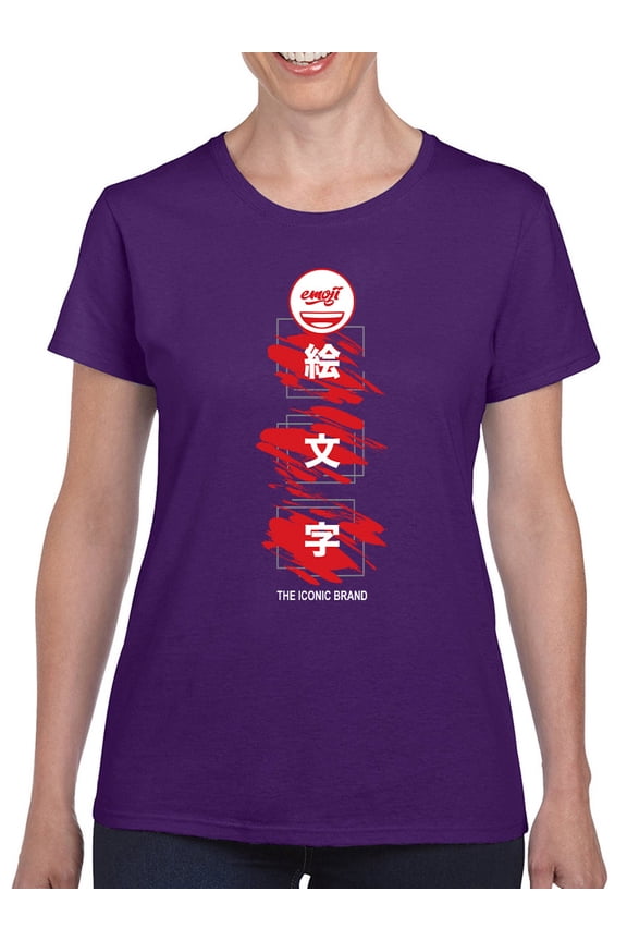 Emoji Kanji Art - The Iconic Brand Graphic Women's T-shirt