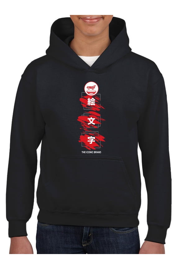 Emoji Kanji Art - The Iconic Brand Graphic Youth's Hoodie