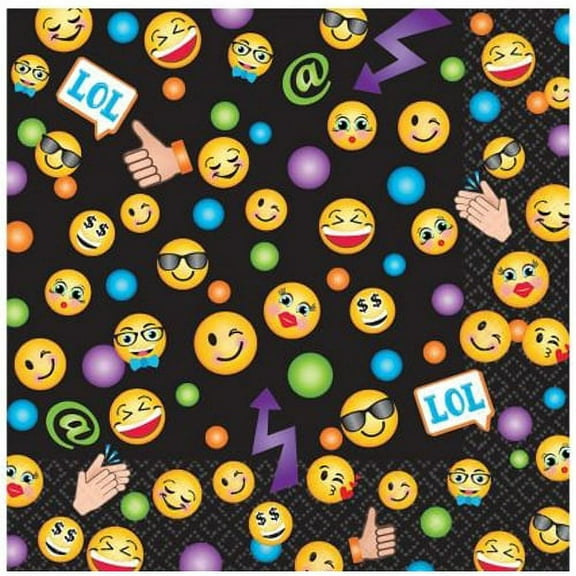 Emoji 'LOL' Small Napkins (16ct)