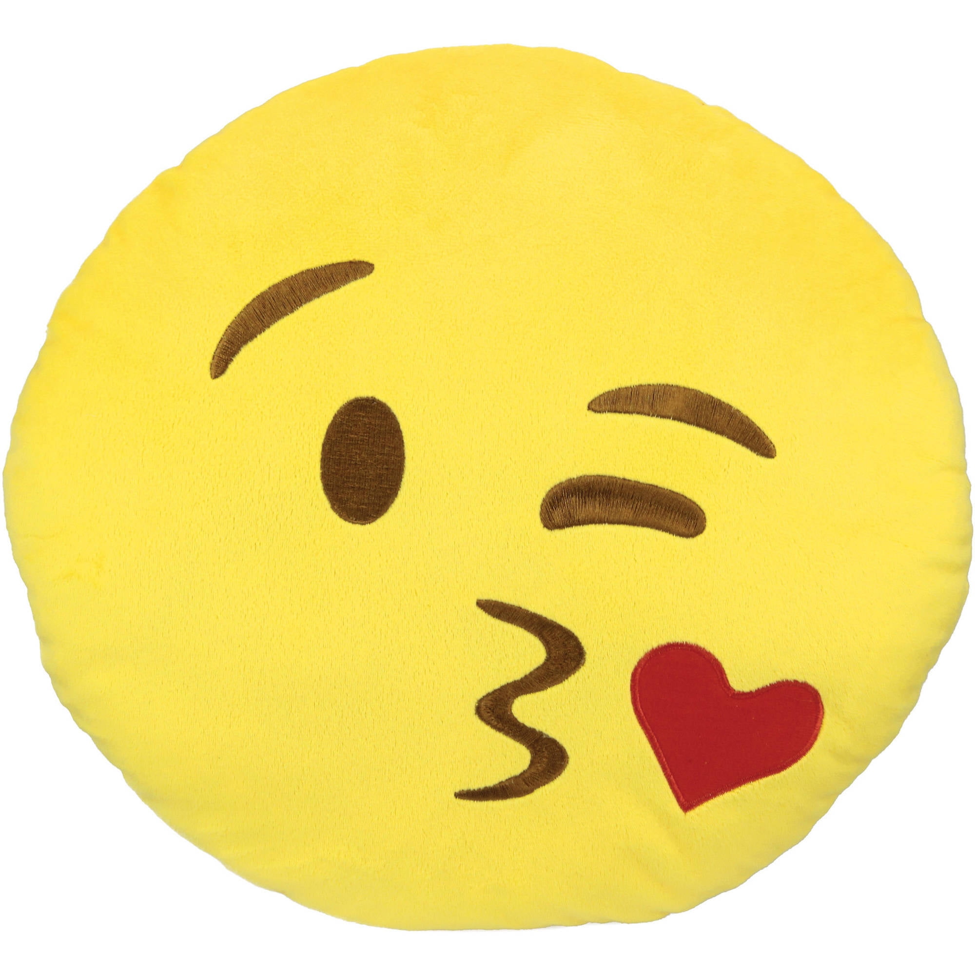 Kiss emoji clearance pillow