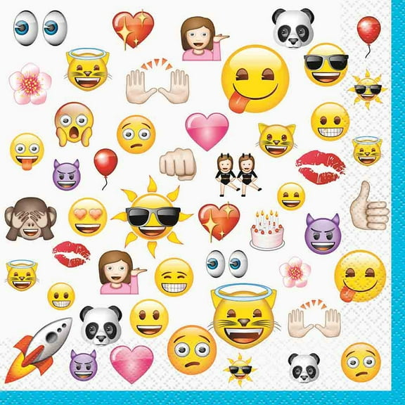 Emoji Luncheon Napkins (16 Count)