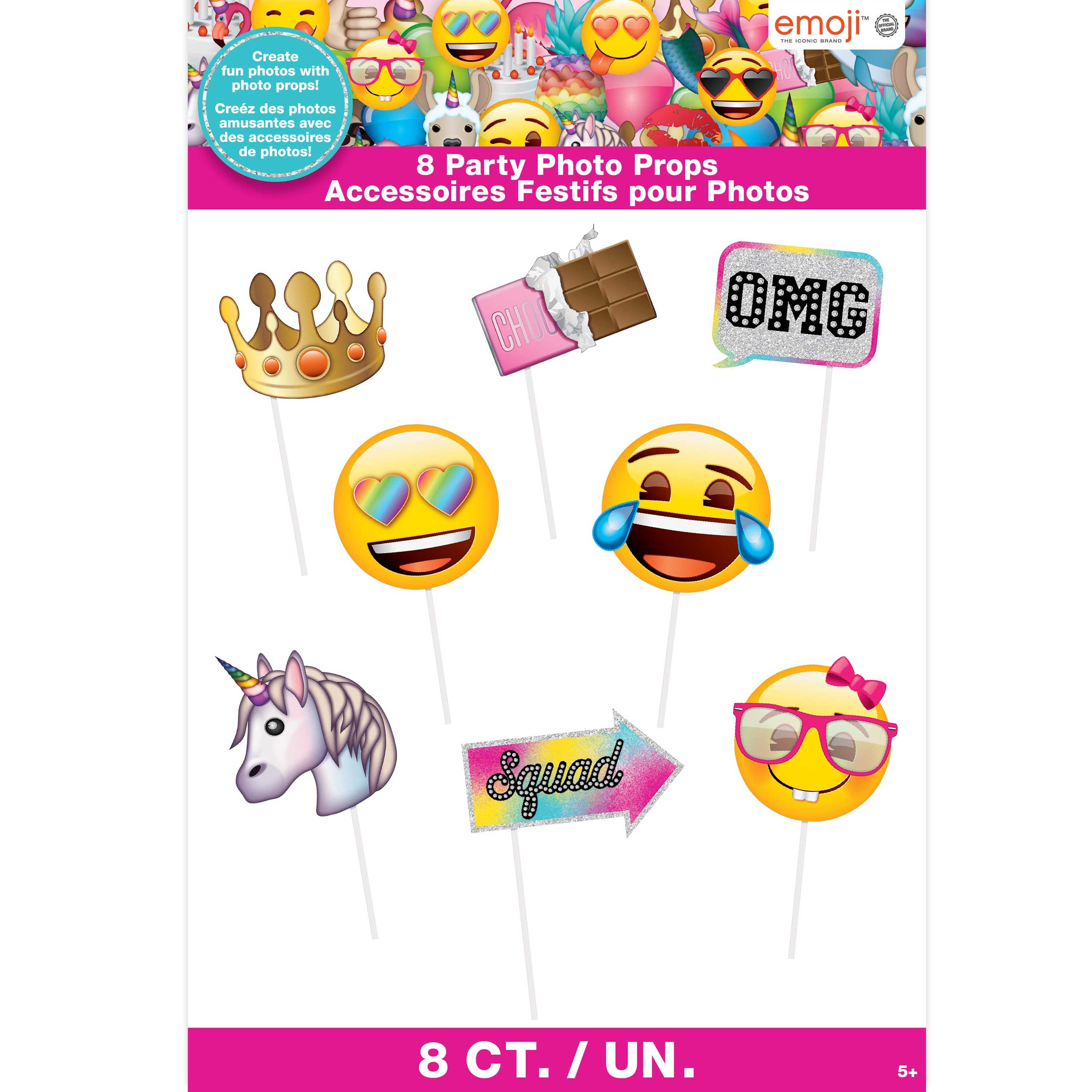 Emoji photo booth props printable deals