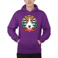 thumbnail image 1 of Emoji Polo Club - Classic Dog Emblem Design Men's Hoodie, 1 of 4