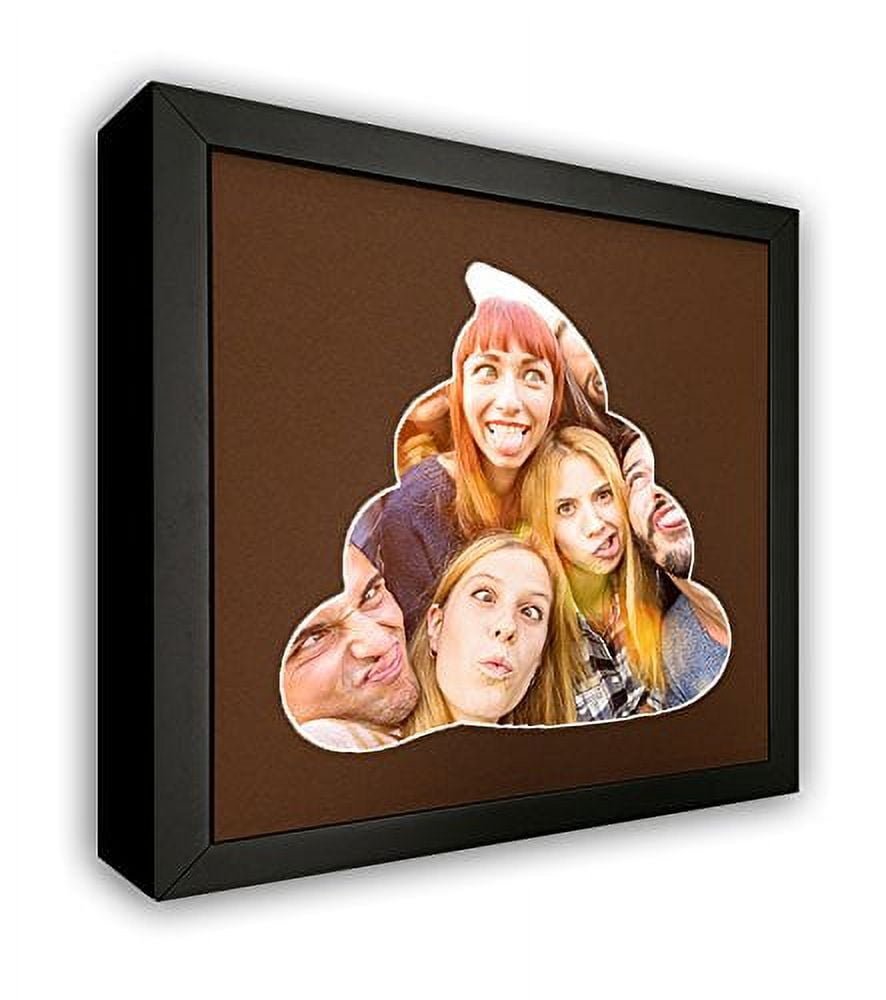 Emoji Poop Photo Mat With Frame - Awesome Emoji Poop Frame for your ...