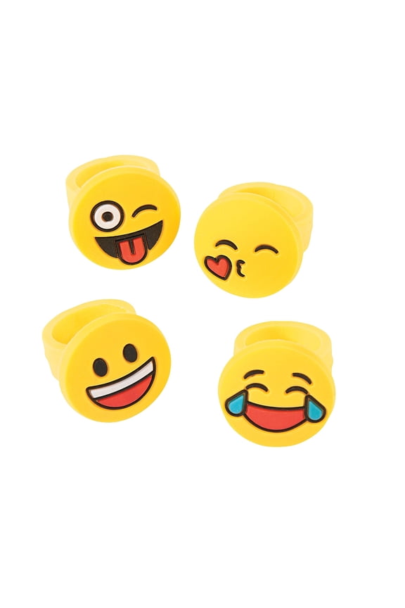 Emoji Ring - Jewelry - 12 Pieces