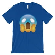 Emoji-Screaming Mens Royal Blue Eerie Entertainment Great T-Shirt