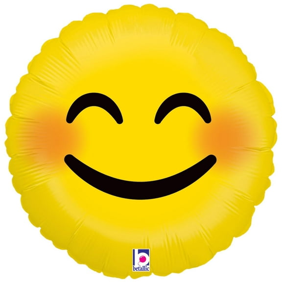 Emoji Smiley Face Foil Balloon