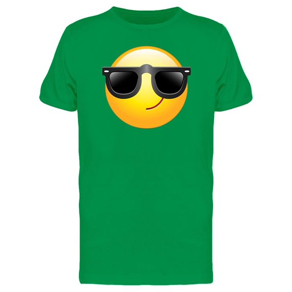 Emoji Smirk Sunglasses Tee Men's -Image by Shutterstock