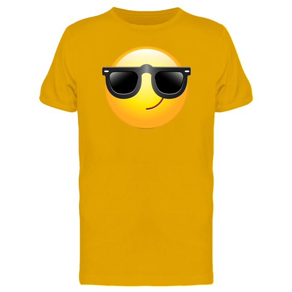 Emoji Smirk Sunglasses Tee Men's -Image by Shutterstock