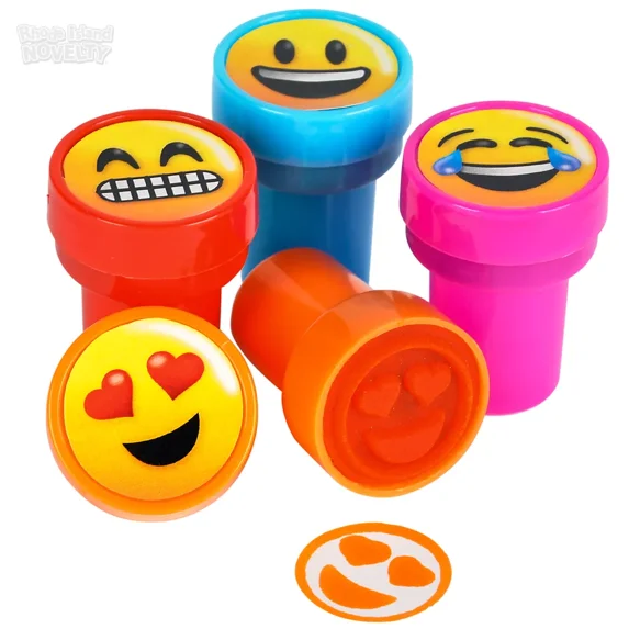Rhode Island Novelty Emoji Stampers 24 Count Party Supplies