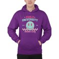 thumbnail image 1 of Emoji University Drama Club - Retro Smile Emoji Men's Hoodie, 1 of 4