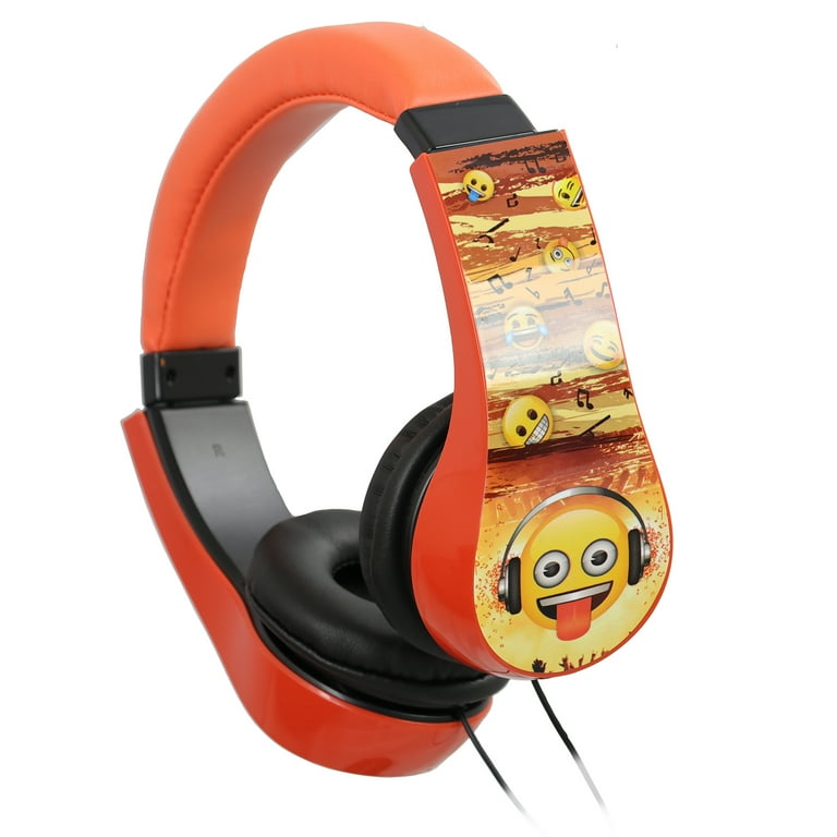 Emoji Volume Limiting Headphones Walmart