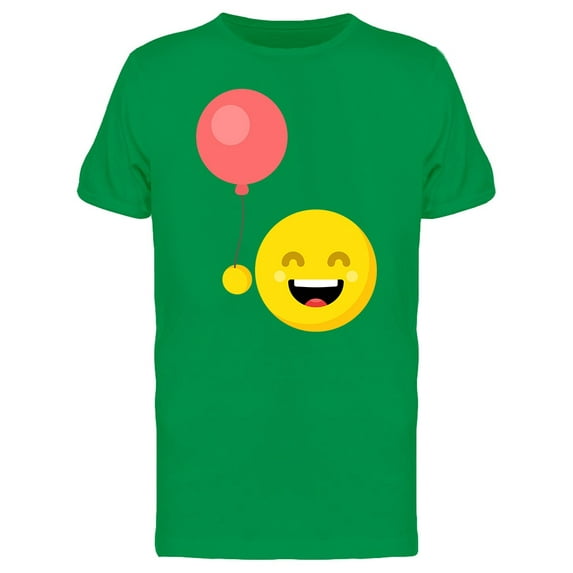 Emoji With Red Balloon Tee Men's -Image by Shutterstock
