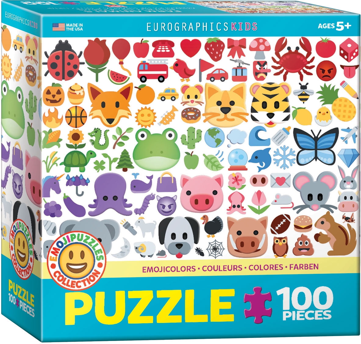 Emojicolors 100-Piece Puzzle