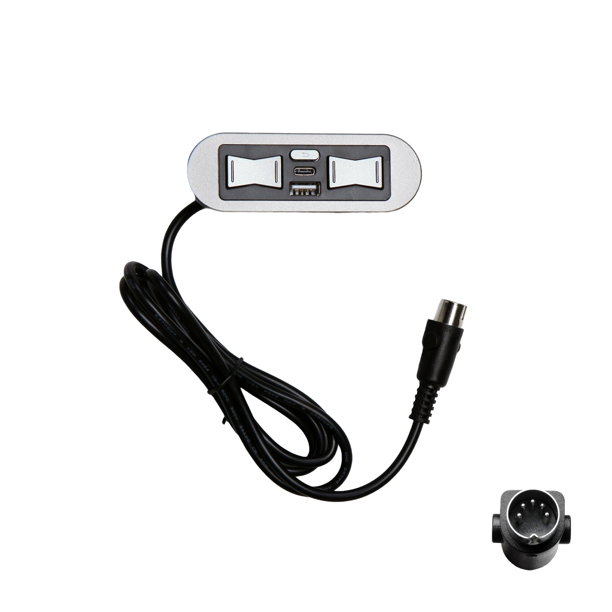 Emomo HX90HU2 Power Recliner Lift Chairs Control Switch 5 Button 5 Pin with Type A and C Port