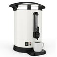 thumbnail image 1 of Emorefun 100 Cups Large Coffee Pot, 3.8 Gallon Stainless Steel Hot Water Urn for Catering, Buffet, Office, White, 1 of 6