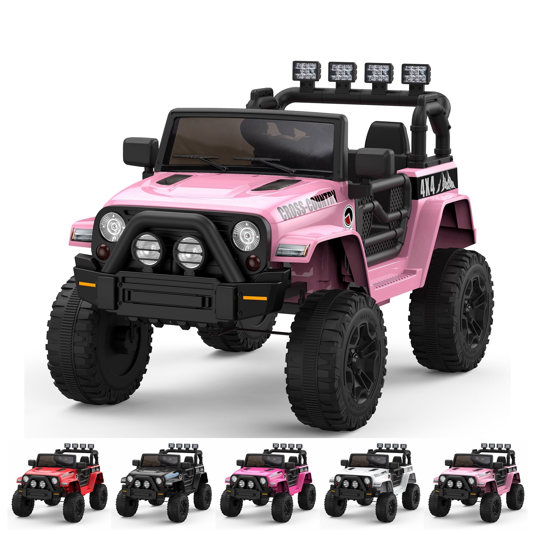 Emorefun 12V Kids Ride on Truck Car with Remote, Music Player, LED