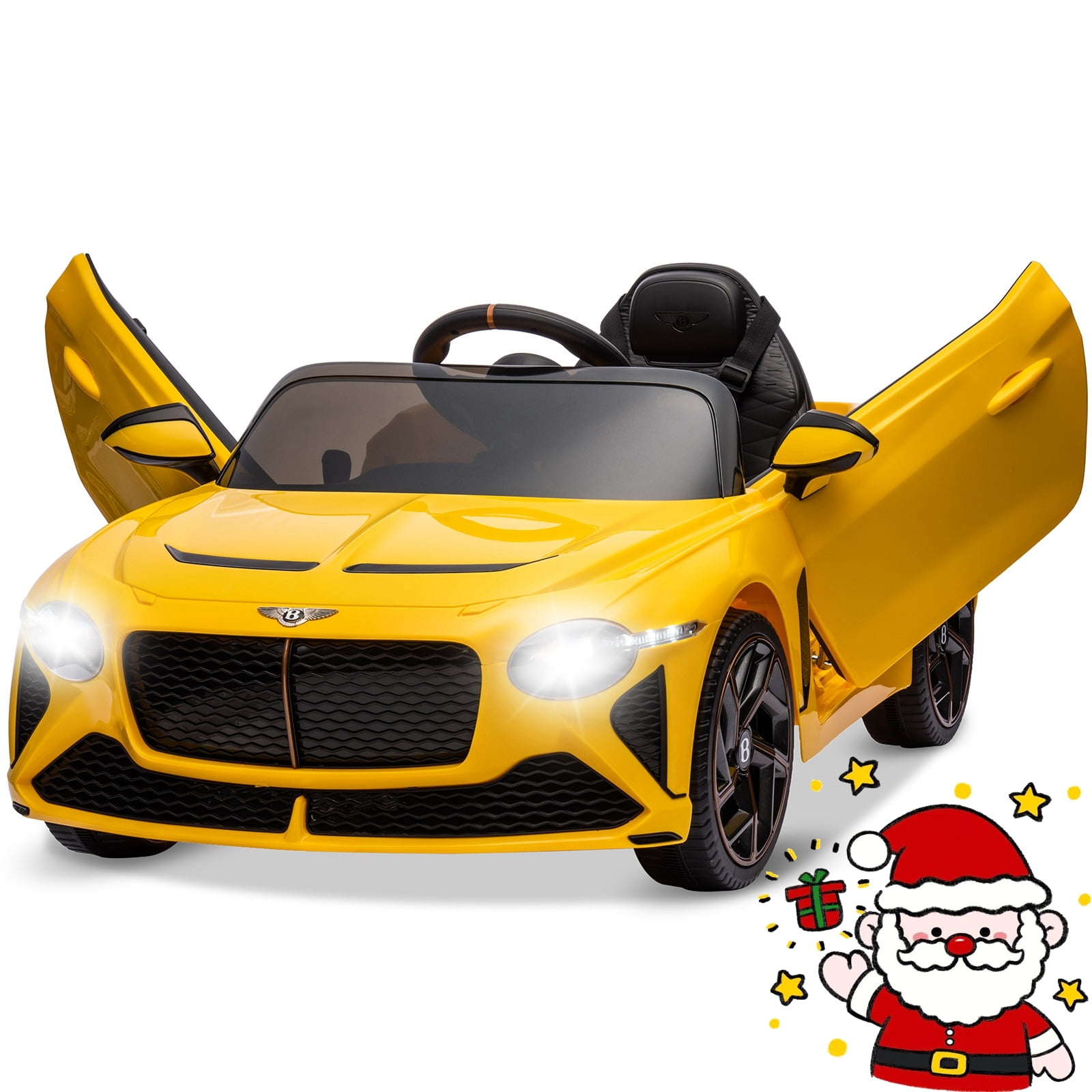 Emorefun 12V Ride On Car with Remote, Licensed Bentley Electric Ride On