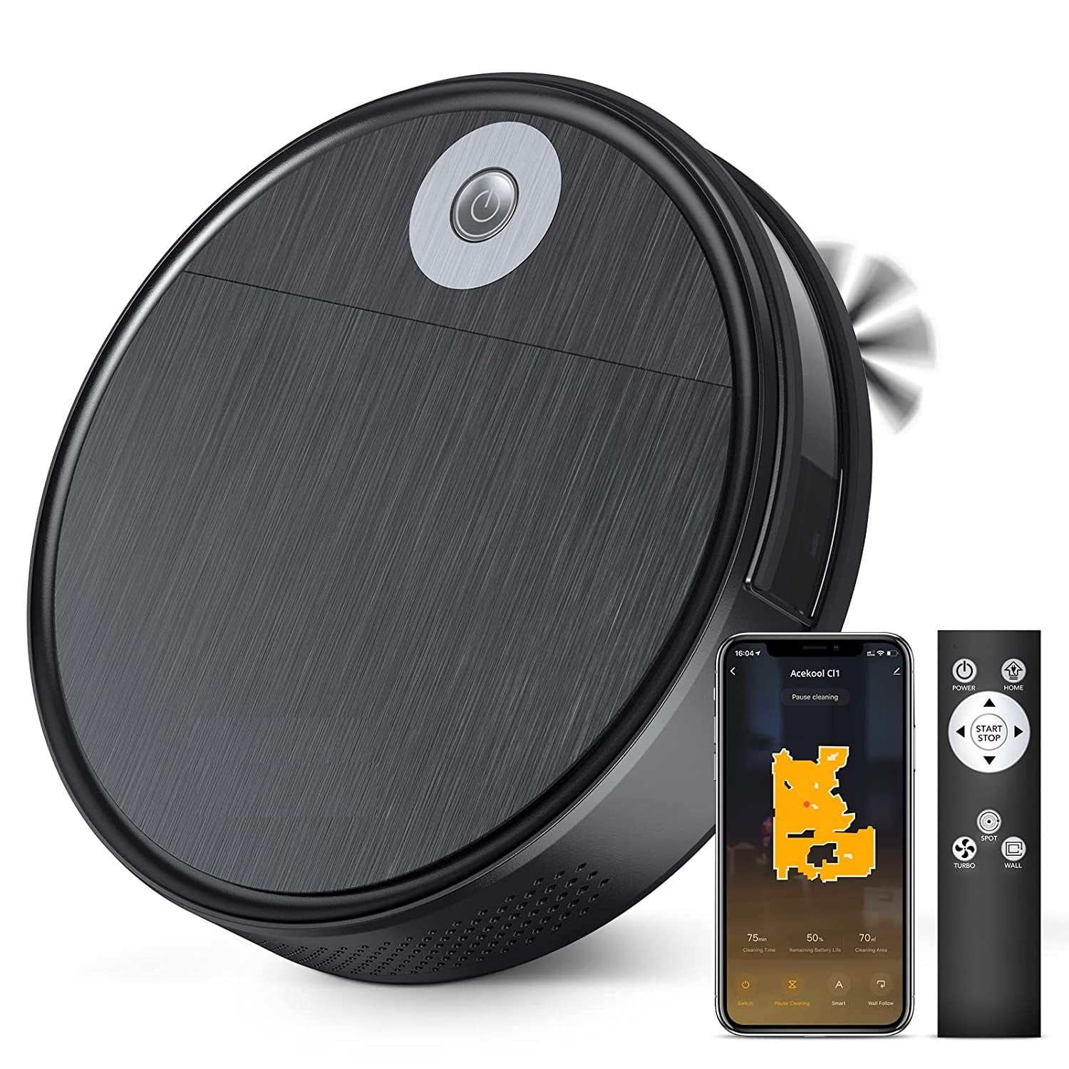 Emorefun Robot Vacuum Cleaner, 2200Pa SelfCharging Robotic Vacuums