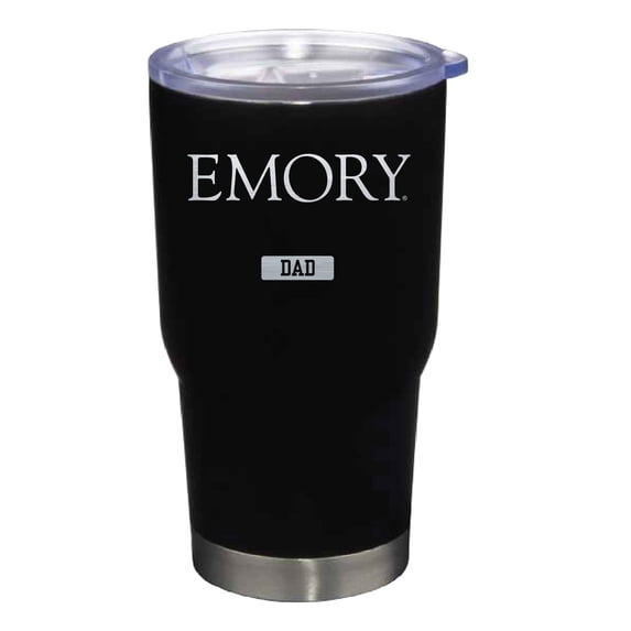 Emory Eagles Black Dad 22oz. Stainless Steel Pro Tumbler