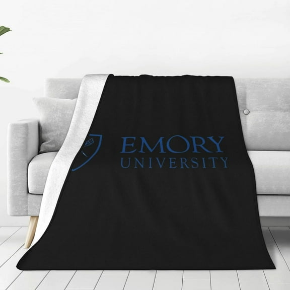 Emory University Blanket Large Luxury Fleece Soft Anti-Static Anti-Pilling Flannel Bed Blanket