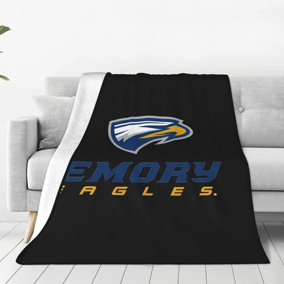 Emory University Blanket Large Luxury Fleece Soft Anti-Static Anti-Pilling Flannel Bed Blanket